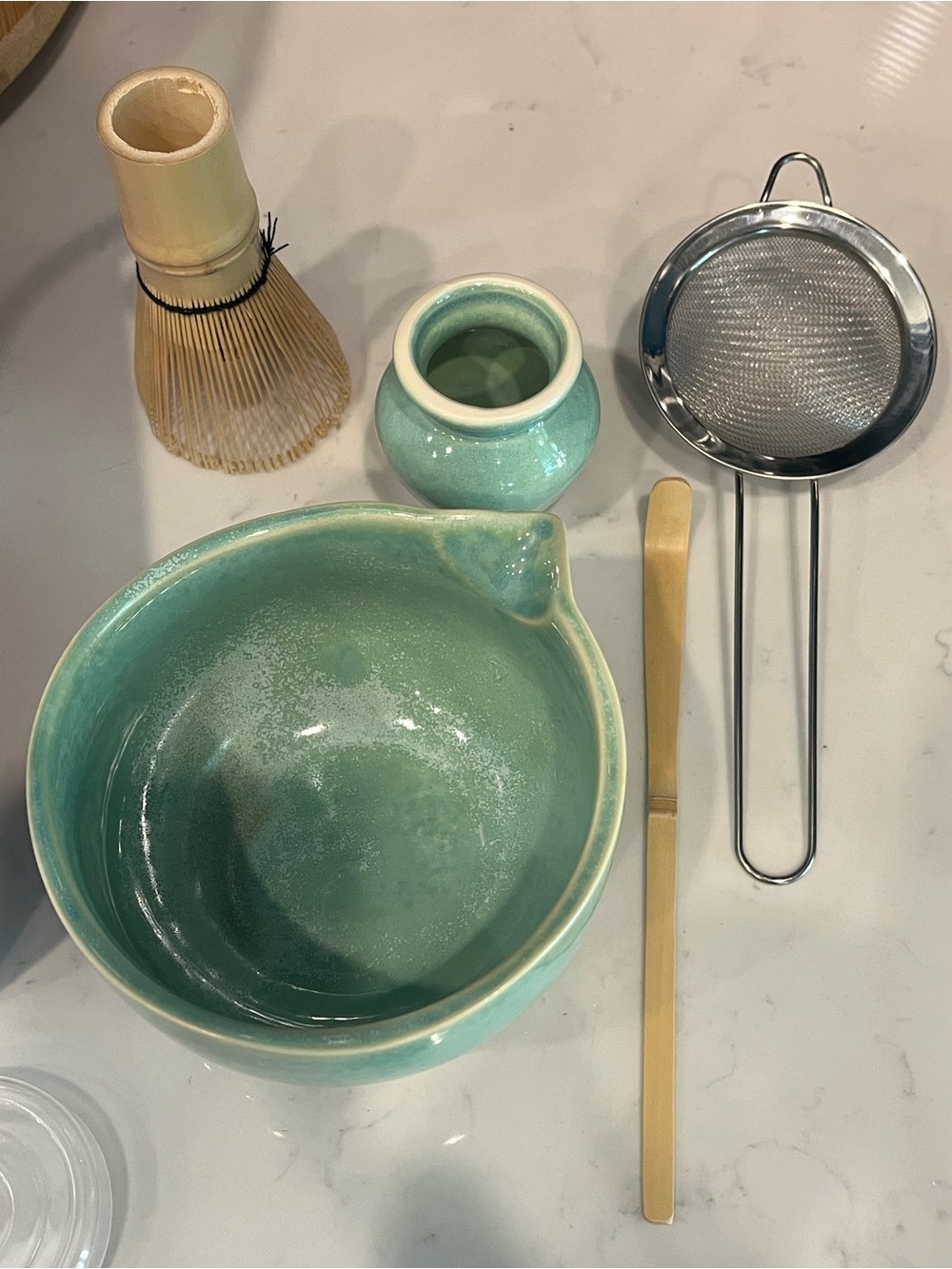 Matcha Tea Set Box - Light Green - Picture 2 of 5